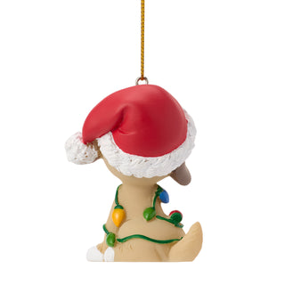 Precious Moments: Christmas Dog Hanging Ornament sparkle-castle