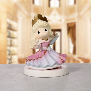 Precious Moments Disney Showcase: Aurora with Two Color Dress Figurine sparkle-castle