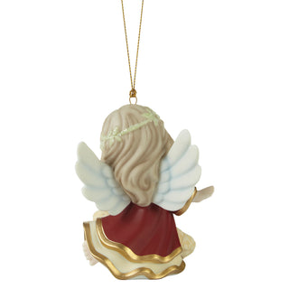 Precious Moments: Angel With Baby Jesus Hanging Ornament sparkle-castle