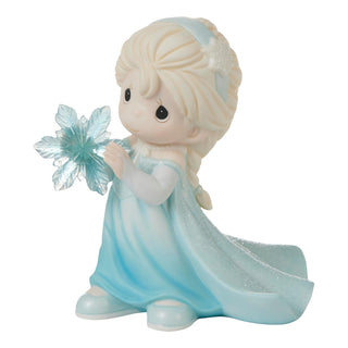 Precious Moments Disney Showcase: Elsa with Snowflake Figurine