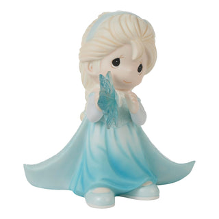 Precious Moments Disney Showcase: Elsa with Snowflake Figurine