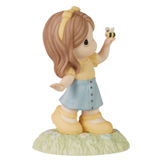 Precious Moments: Girl With Bee on Her Finger Figurine sparkle-castle