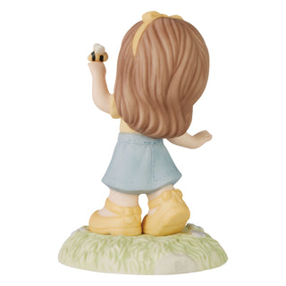 Precious Moments: Girl With Bee on Her Finger Figurine sparkle-castle