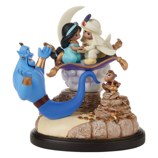 Precious Moments Disney Showcase: Aladdin Masterpiece Musical Figurine sparkle-castle