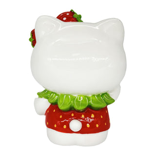 Blue Sky Clayworks: Winking Hello Kitty With Strawberry Bow Figurine sparkle-castle