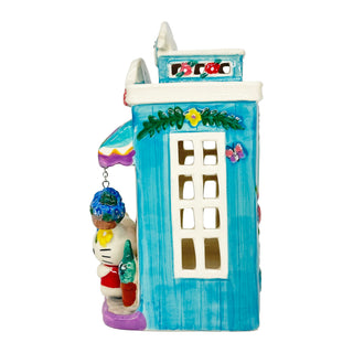 Blue Sky Clayworks: Hello Kitty and Friends Flower Shop Candle House sparkle-castle