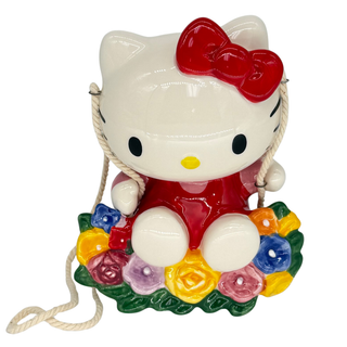 Blue Sky Clayworks: Hello Kitty Floral Garden Swinger sparkle-castle