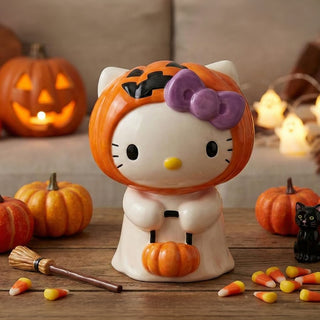 Blue Sky Clayworks: Hello Kitty & Friends Halloween Trick or Treat Ghost Figurine sparkle-castle