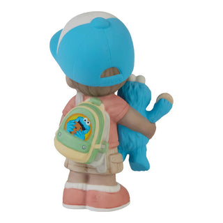 Precious Moments Sesame Street: Boy With Cookie Monster Doll Figurine, Brunette sparkle-castle