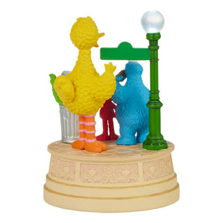 Precious Moments Sesame Street: Big Bird and Friends at Street Sign Musical Figurine