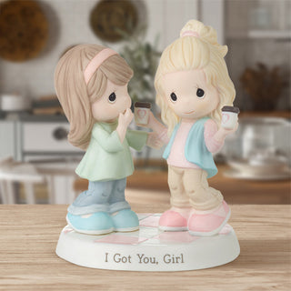 Precious Moments: Two Girls with Coffee Figurine sparkle-castle