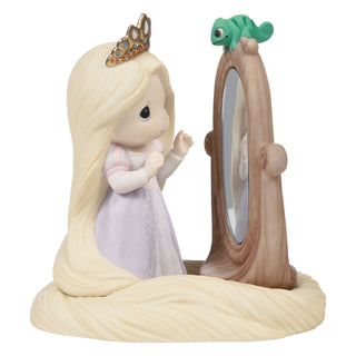 Precious Moments Disney Showcase: Rapunzel with Mirror Figurine sparkle-castle
