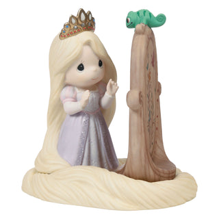 Precious Moments Disney Showcase: Rapunzel with Mirror Figurine sparkle-castle