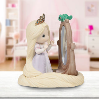 Precious Moments Disney Showcase: Rapunzel with Mirror Figurine sparkle-castle