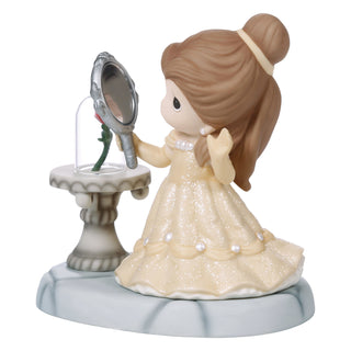 Precious Moments Disney Showcase: Belle with Mirror Figurine sparkle-castle