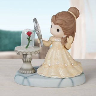 Precious Moments Disney Showcase: Belle with Mirror Figurine sparkle-castle