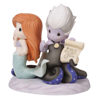 Precious Moments Disney Showcase: Ariel and Ursula Figurine sparkle-castle
