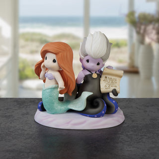 Precious Moments Disney Showcase: Ariel and Ursula Figurine sparkle-castle