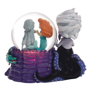Precious Moments Disney Showcase: The Little Mermaid Snow Globe sparkle-castle