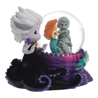 Precious Moments Disney Showcase: The Little Mermaid Snow Globe sparkle-castle