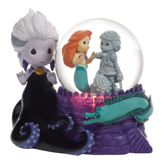 Precious Moments Disney Showcase: The Little Mermaid Snow Globe sparkle-castle