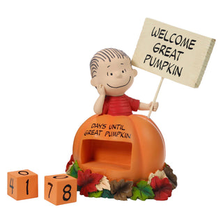 Precious Moments Peanuts: Linus In Pumpkin Patch Countdown Calendar Figurine
