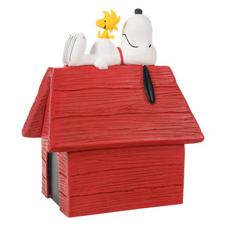 Precious Moments Peanuts: Snoopy Laying on Doghouse Shadow Box Figurine