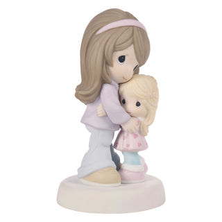 Precious Moments: Mom & Daughter Close Pose Figurine sparkle-castle