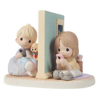 Precious Moments: Two Girls Talking on the Phone Figurine sparkle-castle