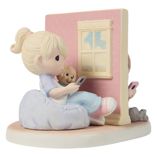 Precious Moments: Two Girls Talking on the Phone Figurine sparkle-castle