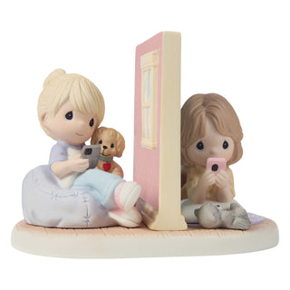Precious Moments: Two Girls Talking on the Phone Figurine sparkle-castle