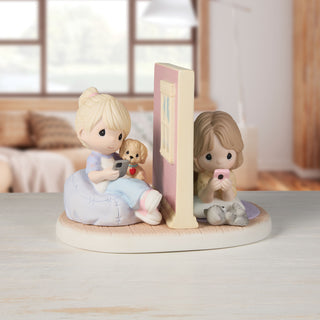 Precious Moments: Two Girls Talking on the Phone Figurine sparkle-castle