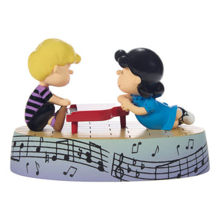 Precious Moments Peanuts: Lucy & Schroeder At Piano Musical Figurine
