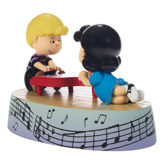 Precious Moments Peanuts: Lucy & Schroeder At Piano Musical Figurine