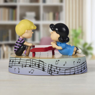 Precious Moments Peanuts: Lucy & Schroeder At Piano Musical Figurine