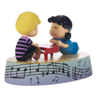Precious Moments Peanuts: Lucy & Schroeder At Piano Musical Figurine