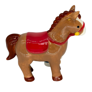 Blue Sky Clayworks: Hello Kitty & Friends Cowgirl and Horse Figurine sparkle-castle