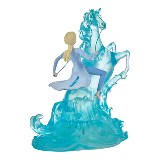 Precious Moments Disney Showcase: Elsa with LED Nokk Coming Out of Water Figurine sparkle-castle