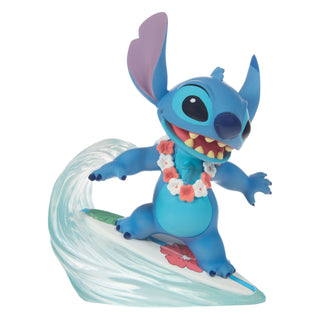 Precious Moments Disney Showcase: Stitch Surfing Figurine sparkle-castle
