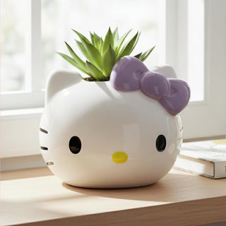 Blue Sky Clayworks: Hello Kitty & Friends Purple Figural Head Planter