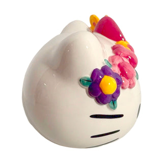 Blue Sky Clayworks: Hello Kitty Vibrant Flower Crown Figural Bank