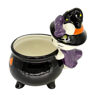 Blue Sky Clayworks: Hello Kitty & Friends Halloween Mystical Witch Candy Bowl sparkle-castle