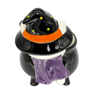 Blue Sky Clayworks: Hello Kitty & Friends Halloween Mystical Witch Candy Bowl sparkle-castle