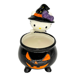 Blue Sky Clayworks: Hello Kitty & Friends Halloween Mystical Witch Candy Bowl sparkle-castle