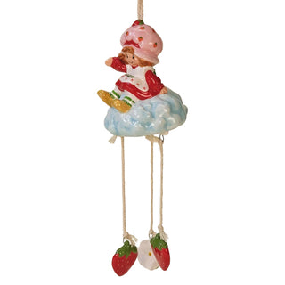 Blue Sky Clayworks: Strawberry Shortcake Glide on a Cloud Wind Chime sparkle-castle