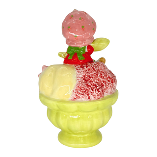 Blue Sky Clayworks: Strawberry Shortcake Sweet Tooth Ice Cream Sundae Figurine sparkle-castle