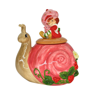 Blue Sky Clayworks: Snail Sip N/ Steep Cookie Jar sparkle-castle