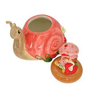 Blue Sky Clayworks: Snail Sip N/ Steep Cookie Jar sparkle-castle