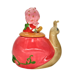 Blue Sky Clayworks: Snail Sip N/ Steep Cookie Jar sparkle-castle