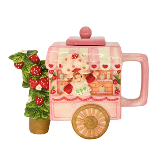 Blue Sky Clayworks: Teacart Teapot sparkle-castle